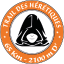 logo du Trail des hérétiques 65 km 2100 m D+